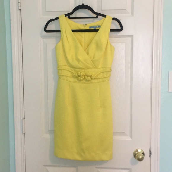 Yellow business/casual dress - Picture 2 of 3